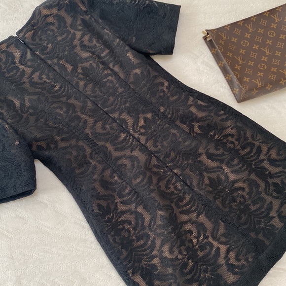 BCBG Maxazria Lace Mini Dress - Picture 7 of 8